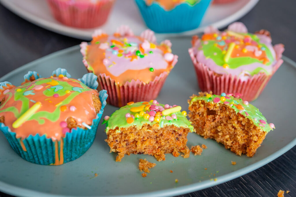 Karotten Muffins backen