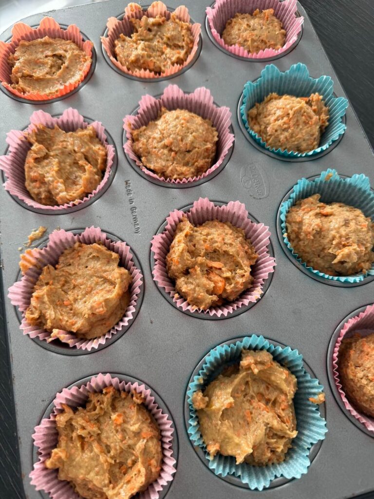 Muffin förmchen füllen