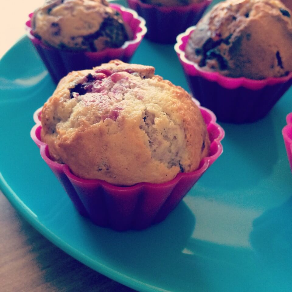 Saftige Himbeer-Frischkäse Muffins - Einfach Malene Saftige Himbeer-Frischkäse Muffins - Einfach Malene