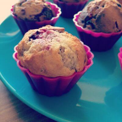Himbeer-Frischkäse Muffins