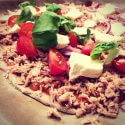 Vollkorn Pizza selbstgmacht