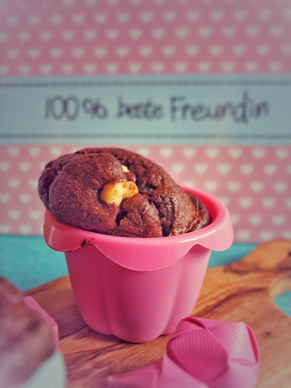 Chocolate Muffins mit Frischkäse