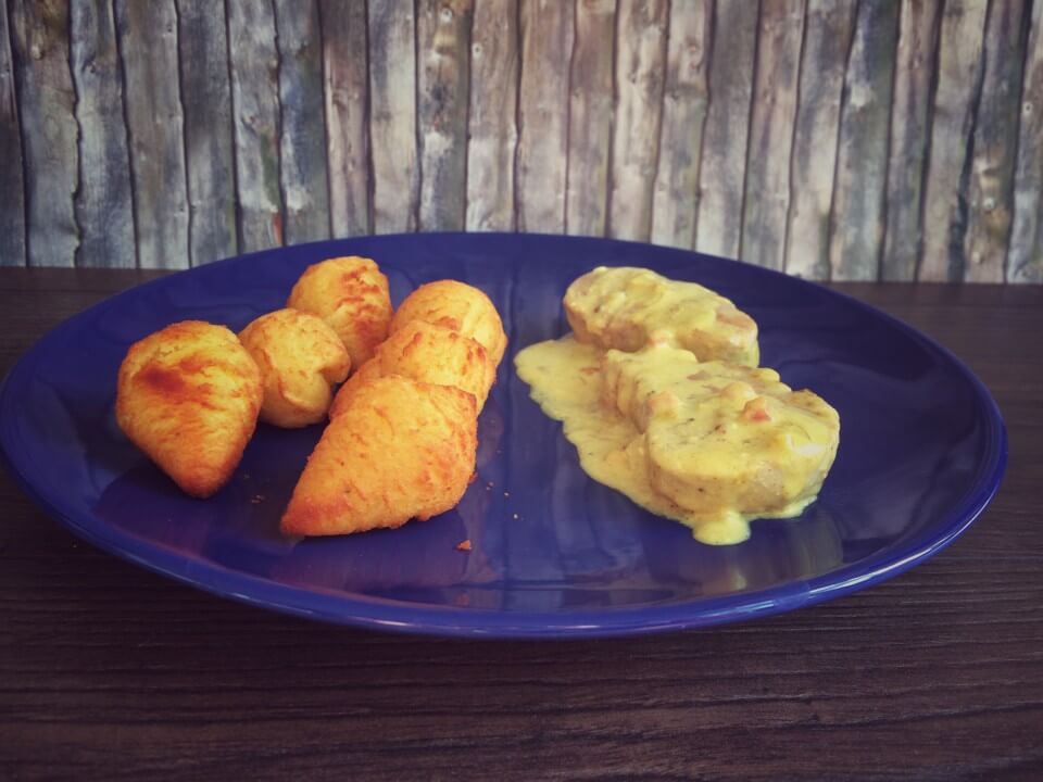Schweinemedaillons in Curry Sauce