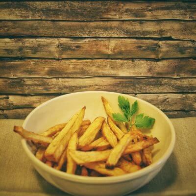 Selbstgemachte Pommes aus dem Backofen