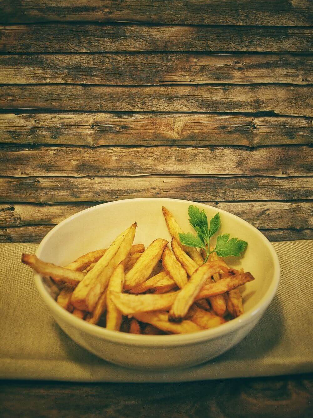 Selbstgemachte Pommes aus dem Backofen