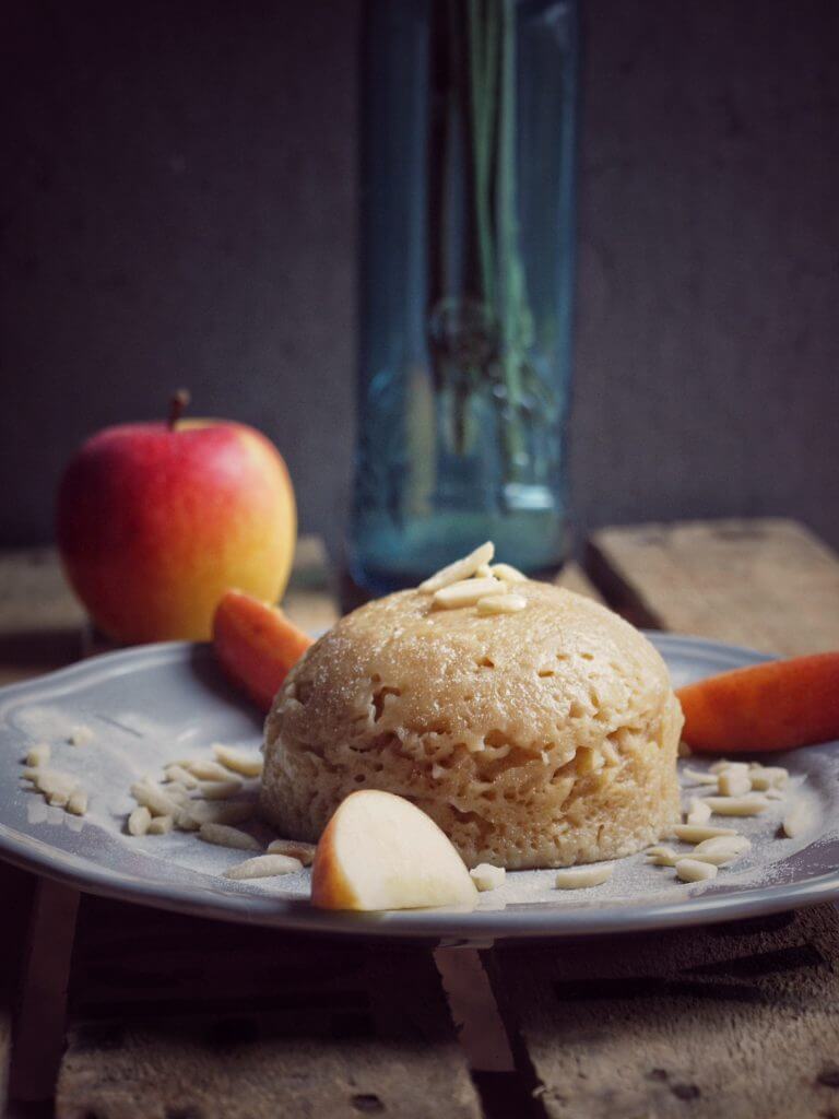 Mikrowellen Kuchen - Apfel Kuchen mit Dinkelmehl