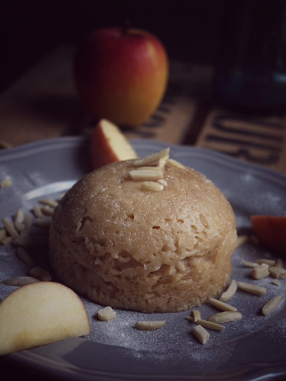 Mikrowellen Kuchen - Apfel Kuchen mit Dinkelmehl