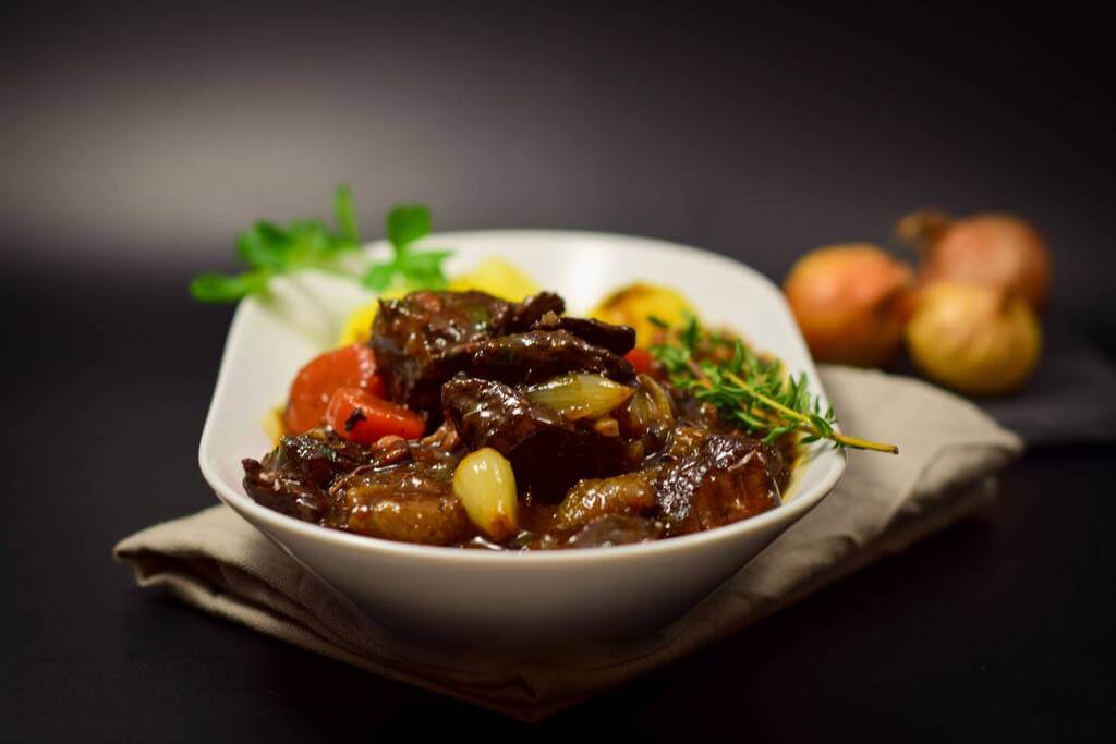 Boeuf Bourguignon Rezept ohne Pilze