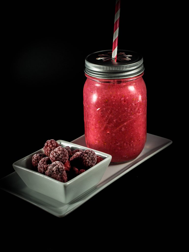 Himbeer Kokos Smoothie