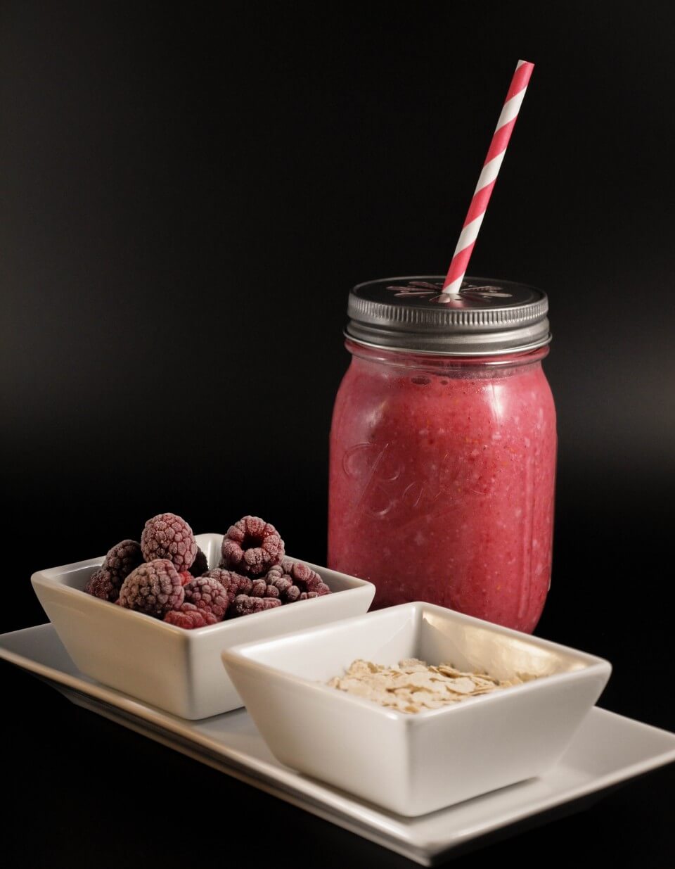Himbeer Kokos Smoothie