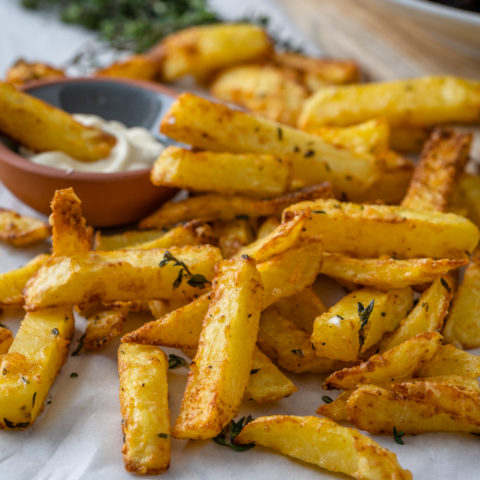 Pommes ohne Fett - Knusprig und mega lecker