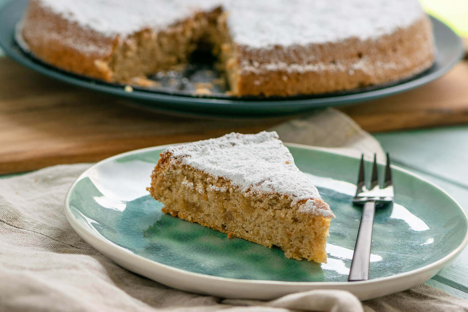 Saftiger Mallorquinischer Mandelkuchen - alle lieben das einfache Rezept