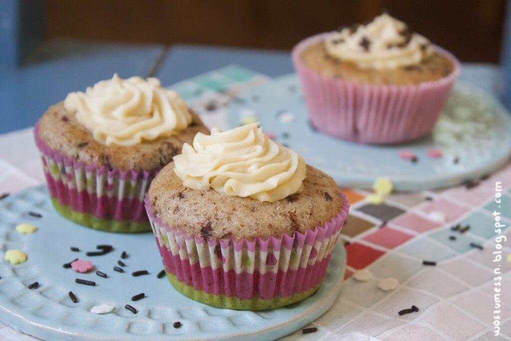 wozumessen - kirschschokomuffins