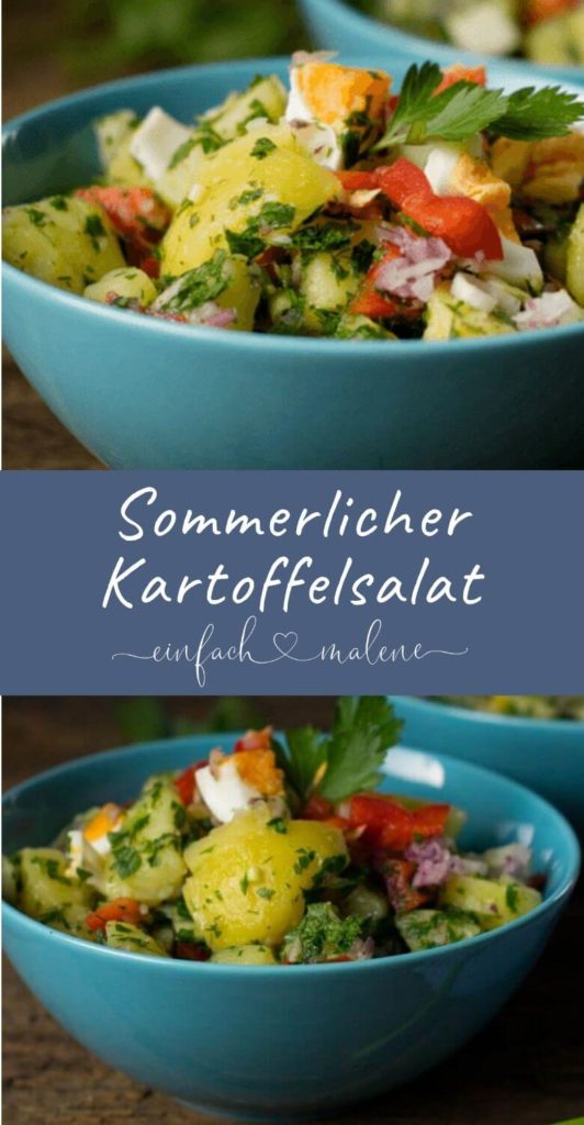 Super lecker - türkischer Kartoffelsalat & Sommerfeeling pur. Dieser Salat ist einfach grandios. Super frisch und mit Zitrone schmeckt dieser türkische Kartoffelsalat nach Sommer pur und sorgt für Urlaubsstimmung! #kartoffelsalat #grillen 