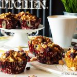 Frühstück Muffins mit Nusstopping
