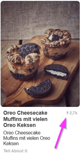 Meine Oreo Cheesecake Muffins auf Pinterest