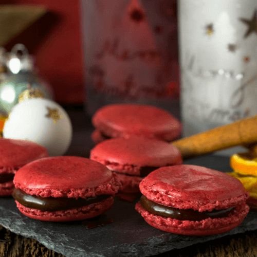 Einfach genial: Schoko Orangen Macarons für die Adventszeit
