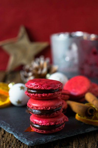 Einfach genial: Schoko Orangen Macarons für die Adventszeit