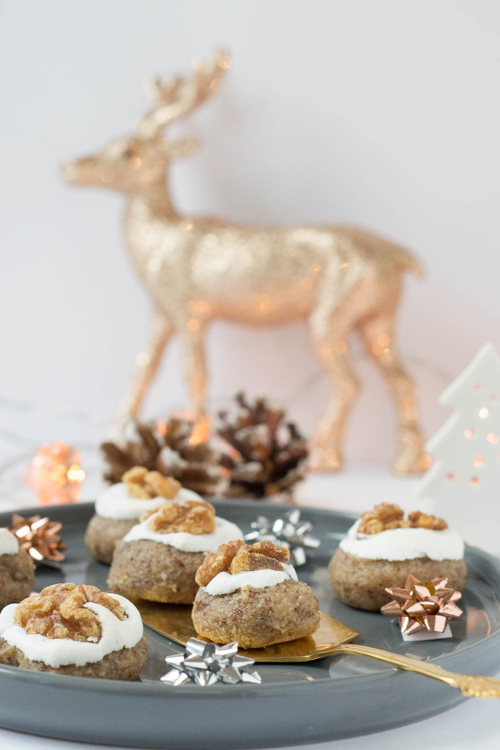 Marzipan Plätzchen mit Zimt und Walnuss - super lecker und weihnachtlich
