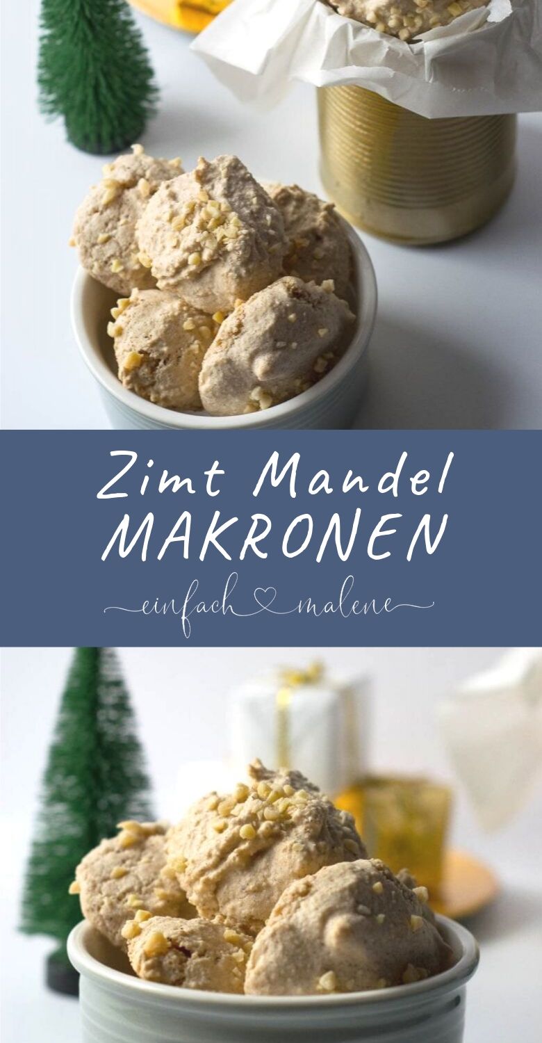 Weihnachtsrezept für Zimt Mandelmakronen - einfach &amp; mega lecker