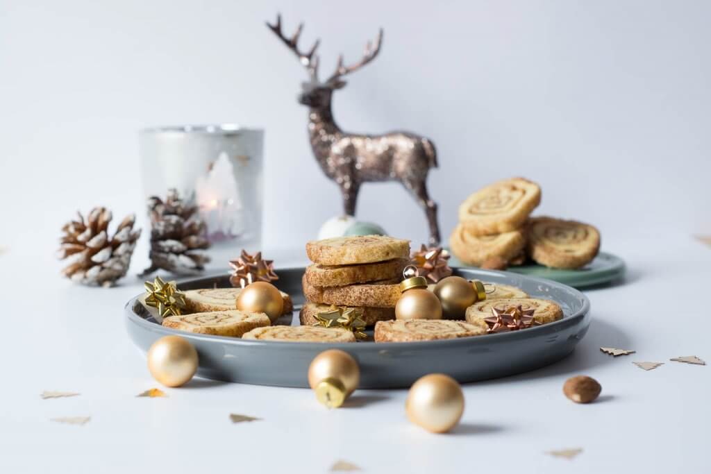 Weihnachtskekse - Zimtschnecken Plätzchen