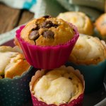 schokoladen chip muffins