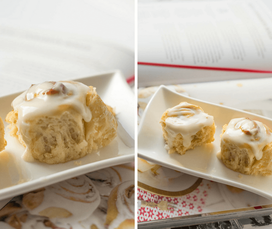 Super leckere Cinnamon Rolls mit Frosting aus Frischkäse, Milch und Puderzucker