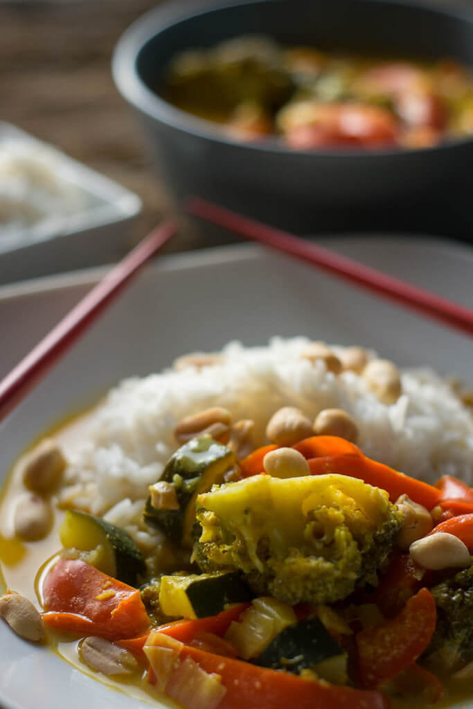 Super lecker - thai curry gelb vegetarisch