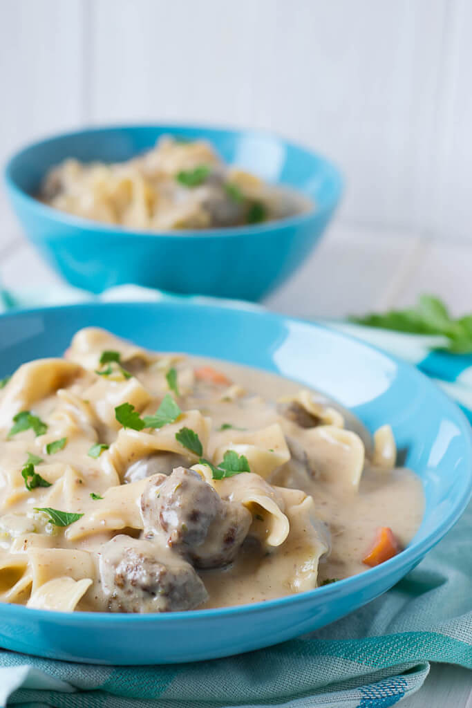 Köttbullar Soße mit Hackbällchen