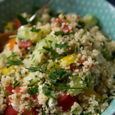 Bunter Couscous Salat