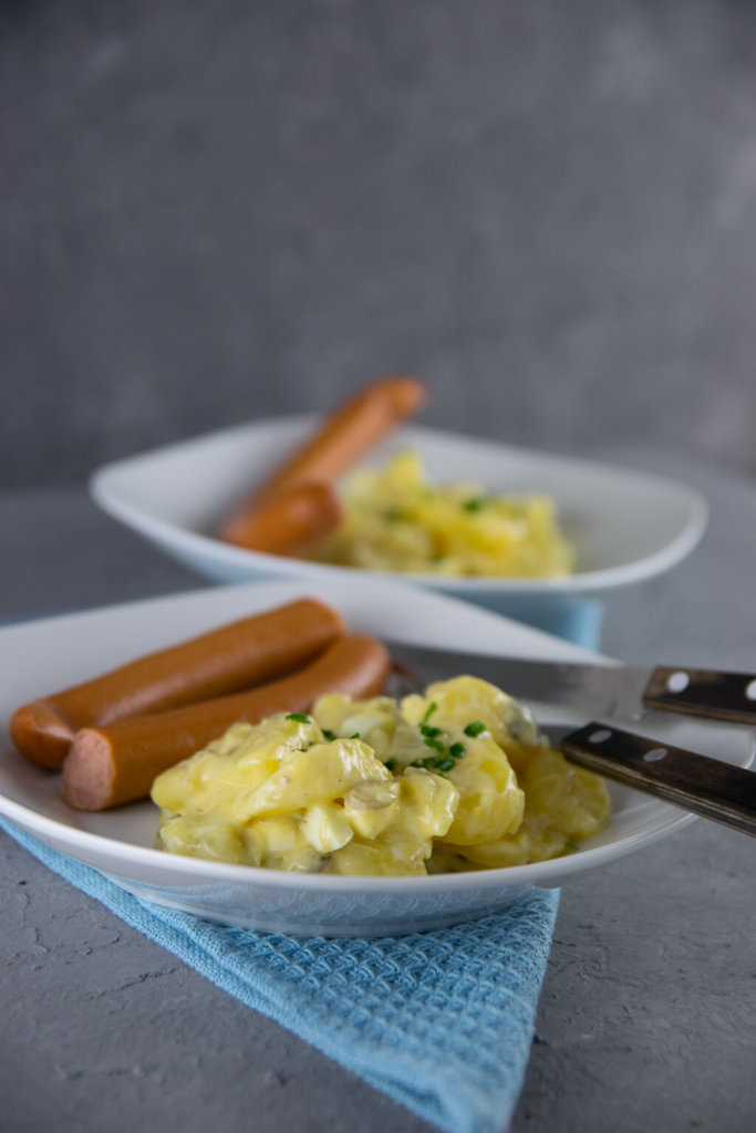 Rezept für leichten Kartoffelsalat nach norddeutschem Rezept