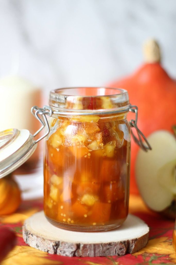 So lecker!! das perfekte Rezept im Herbst - Kürbis Apfel Chutney