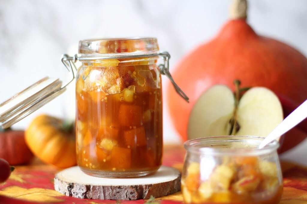 So schmeckt der goldene Herbst - Herbstliches Kürbis Apfel Chutney