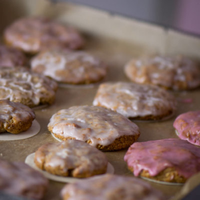 Elisenlebkuchen mit Oblaten