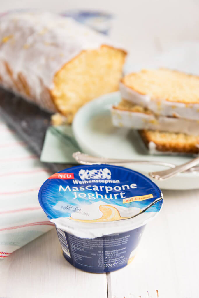 Perfekt zum Backen - Mascarpone Joghurt auf Zitrone von Weihenstephan