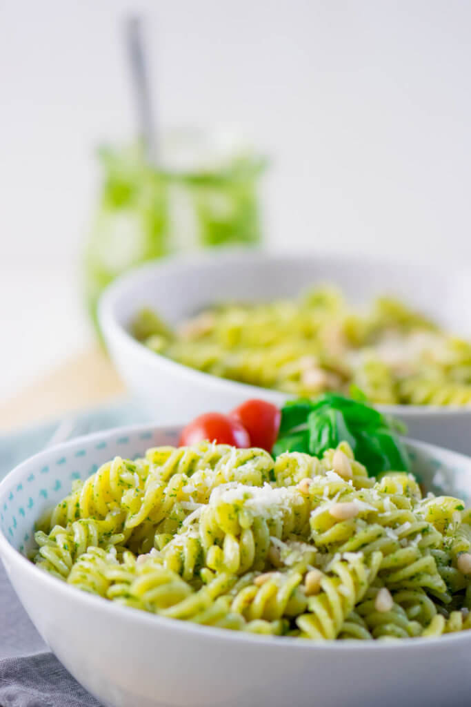 Pasta mit Pesto Genovese