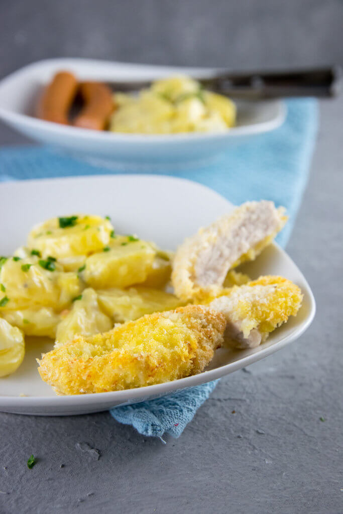 In nur wenigen Minuten fertig - selbstgemachte Chicken Nuggets aus der Heißluftfritteuse