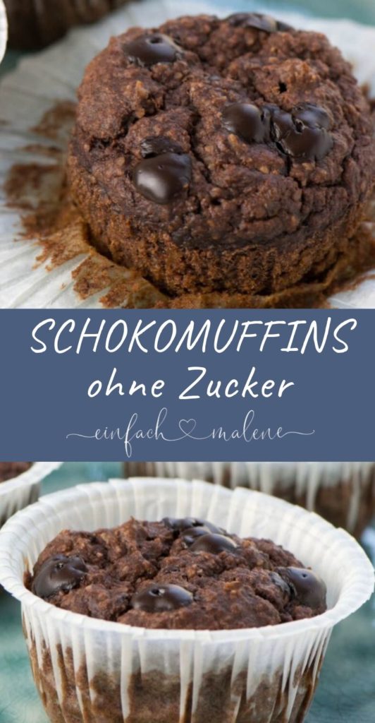 Das etwas andere Frühstück und ganz ohne Verwendung von Kristallzucker, diese Schoko Banane Haferflocken Muffins lassen sich auch super vegan backen! Tolles Rezept - auch für Kinder, der perfekte Snack für die Pause. Es reicht die Süße der Bananen für diese leckeren Schoko Muffins mit Haferflocken.