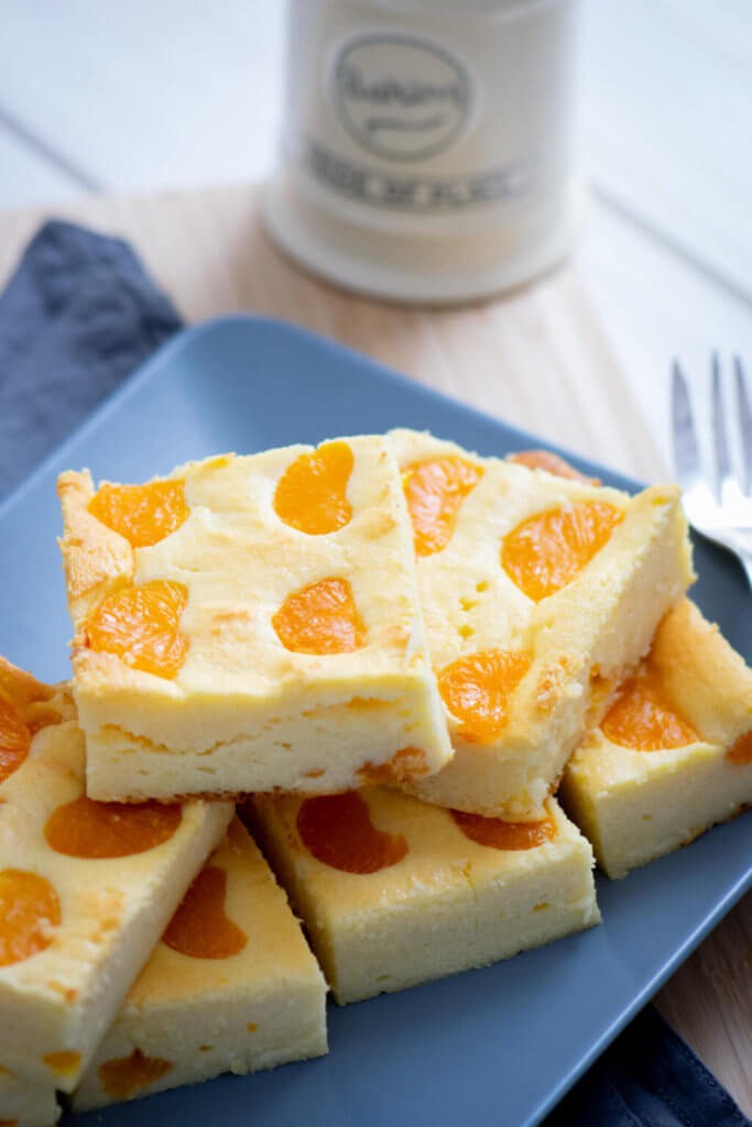 Mandarinen Quark Kuchen Blech