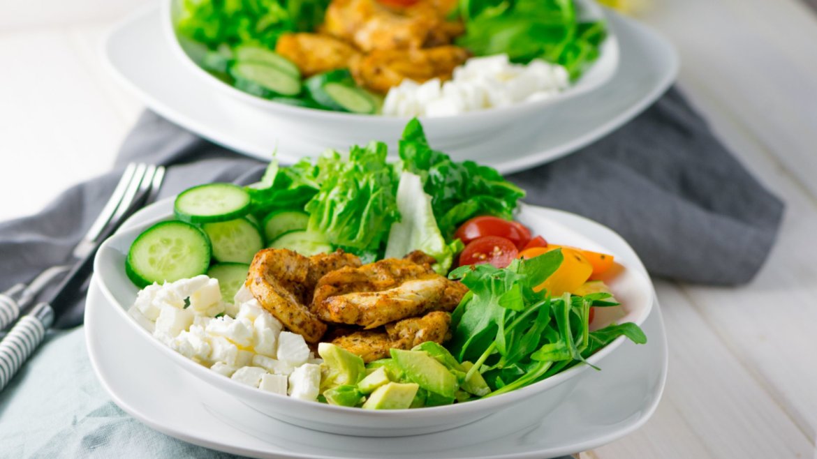 Rahmporree mit gebackener Süßkartoffel &amp; gebratener Pute