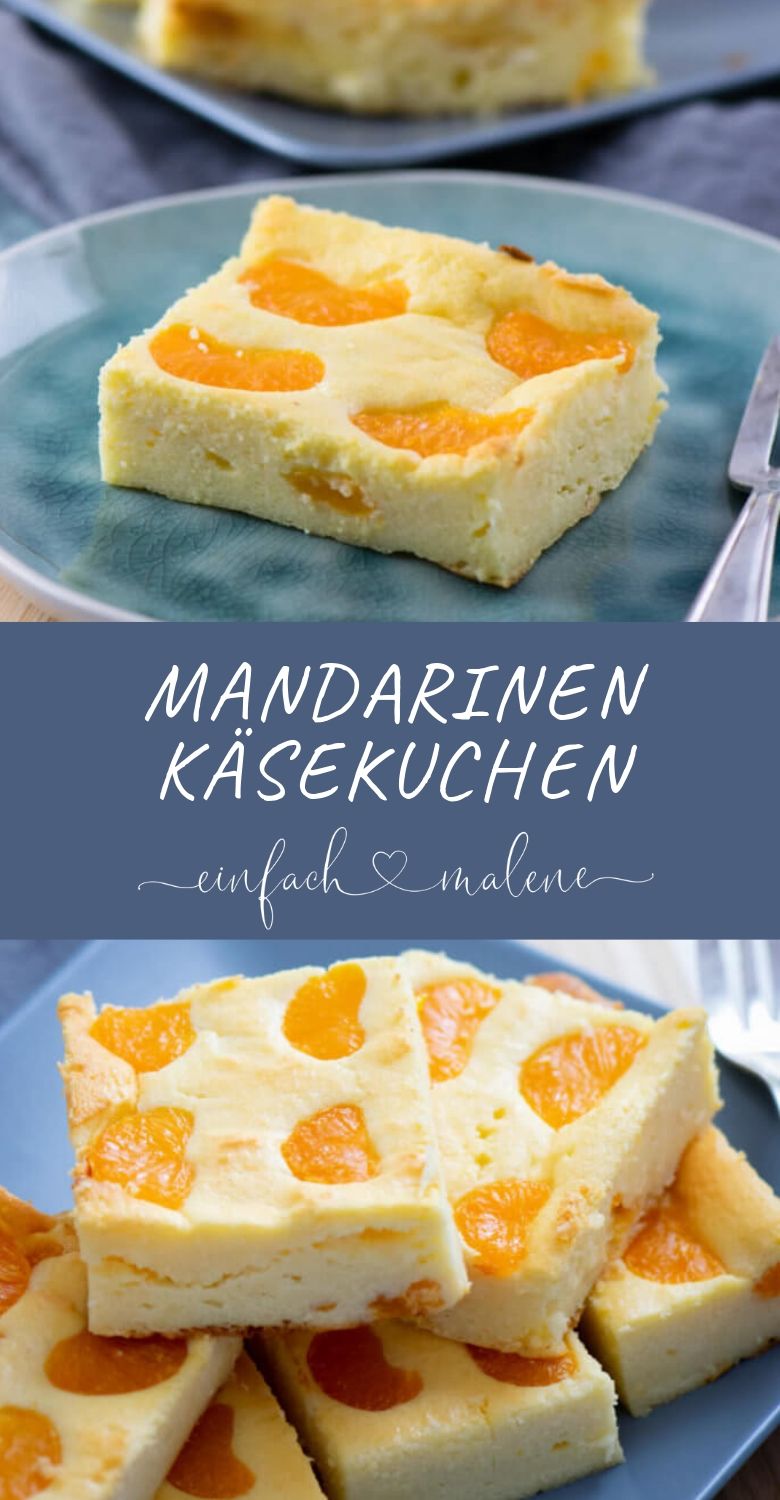 Käsekuchen Ohne Boden Mit Vanillepudding Und Mandarinen Quark Käsekuchen mit Mandarinen - ein echter Klassiker - ohne Boden