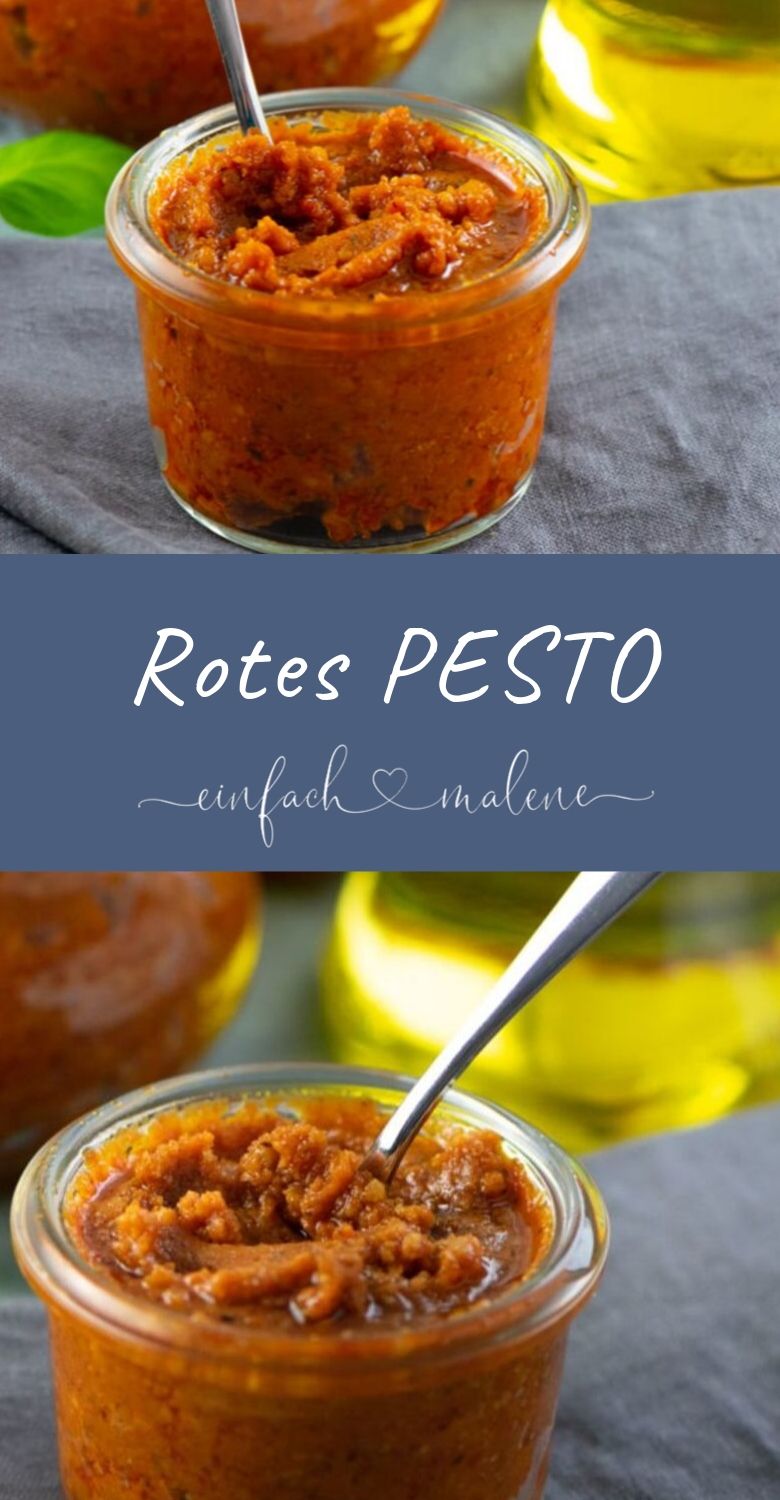Pesto Rosso - so einfach machst du dein Pesto selber