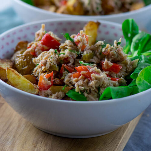 Schlemmersommer mit Thunfisch Röstkartoffel Salat