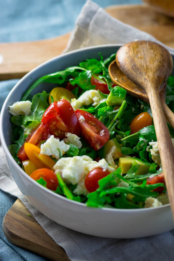 Schneller Rucola Salat - perfektes Rezept für das ganze Jahr