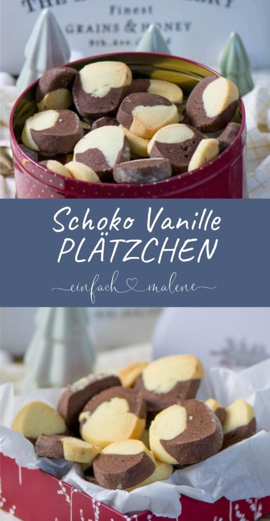 Zartes Buttergebäck - Schoko-Vanille Plätzchen. Ein wunderbar einfaches Rezept für leckere Schoko-Vanille Plätzchen. Ein Klassiker in der Weihnachtszeit, perfekt für jedes Alter und gut vorbereiten.