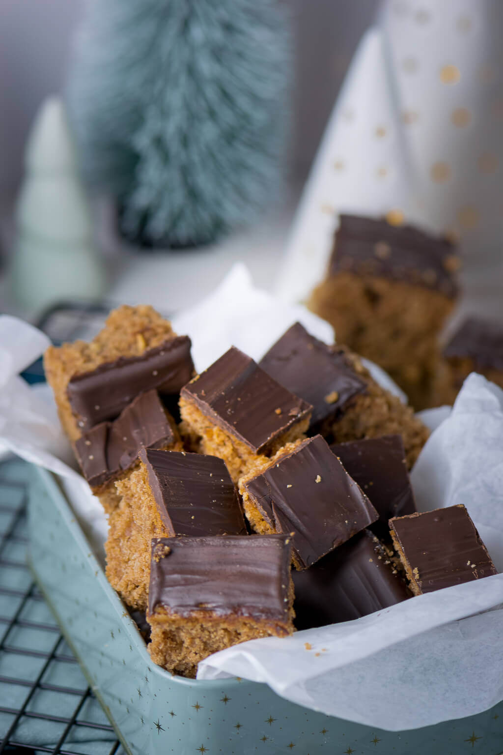 Saftige Honig Lebkuchen Würfel - Super lecker, aber mega einfach zu backen