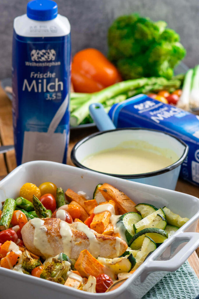 Honig Senf Soße - cremigste Sauce ever, wunderbar sämig