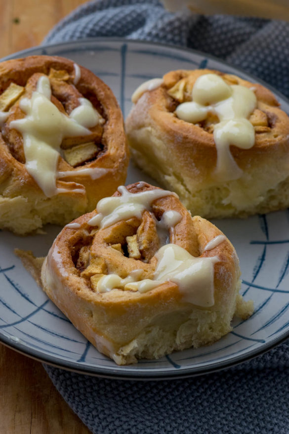 Zimtschnecken Mit Apfeln