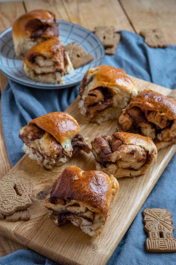 Rezept für Spekulatius Brötchen mit und ohne Thermomix