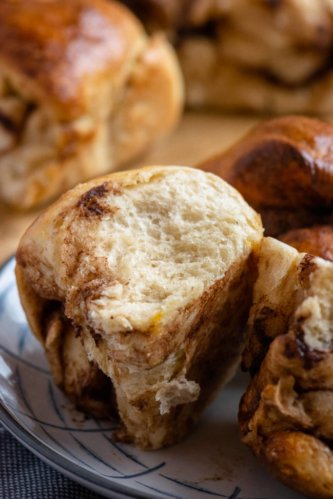 Fluffige weiche Spekulatius Brötchen